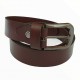Men's Black/Dark Tan Real Leather Handmade Belt Zest-MHB-003 Men's Black/Dark Tan Real Leather Handmade Belt Zest-MHB-003