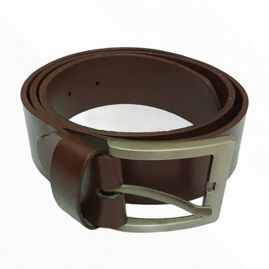 Men's Dark Tan Real Leather Handmade Belt Zest-MHB-004 Men's Dark Tan Real Leather Handmade Belt Zest-MHB-004