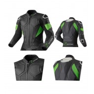 ZEST365 Men's Fashion Motorbike Real Leather One Piece Suit with Armour Protect Zest-MHBS-001