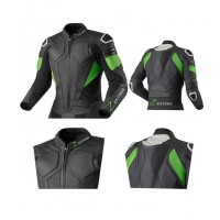 ZEST365 Men's Fashion Motorbike Real Leather One Piece Suit with Armour Protect Zest-MHBS-001