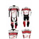 ZEST365 Men's Fashion Motorbike Real Leather One Piece Suit with Armour Protect Zest-MHBS-002