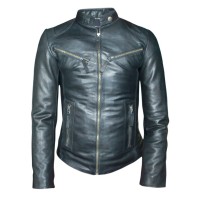 Made-to-measure|Women's Biker/Fashion Real Leather Handmade Jacket Zest-WHJ-004
