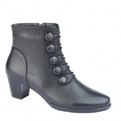 Cipriata 'LUCILLA' Button & Inside YKK Zip Ankle Boot - L 344