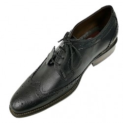Real Leather Black Brogues Italian Design ZEST-MHS-027 Real Leather Black Brogues Italian Design ZEST-MHS-027