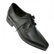 Black Lace Up Designer Smart Dress Shoes ZEST-MHS-006