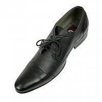Black Lace Up Smart Dress Shoes ZEST-MHS-025