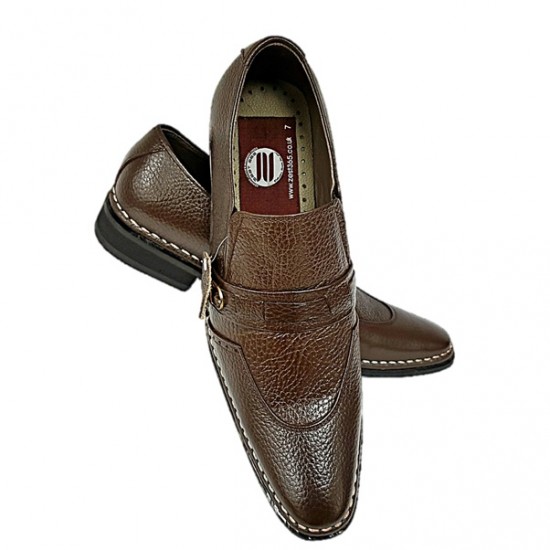 Brown Italian Designer Slip On Smart Dress Shoes ZEST-MHS-030 Brown Italian Designer Slip On Smart Dress Shoes ZEST-MHS-030