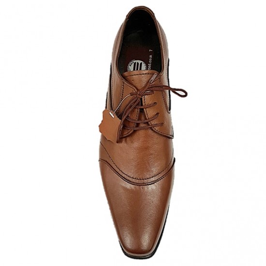 Tan Lace Up Italian Designer Smart Shoes ZEST-MHS-014 Tan Lace Up Italian Designer Smart Shoes ZEST-MHS-014