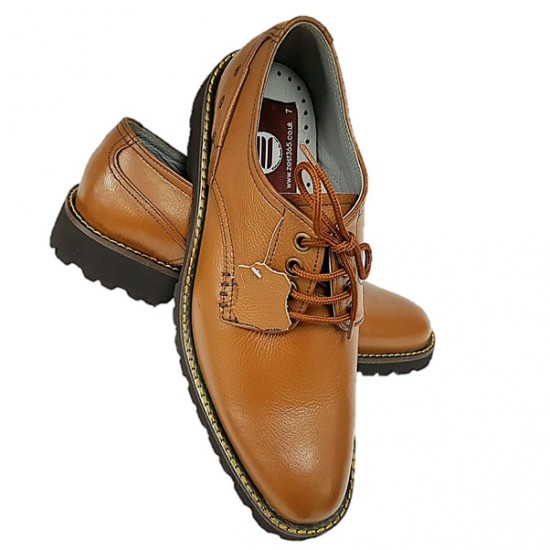 Tan Lace Up Designer Smart/Formal Dress Shoes ZEST-MHS-013