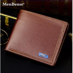 MenBense Fashion Vintage Style Men's Black/Brown/Tan Leisure Short PU Leather Wallet - MenBense-MW-001 MenBense Fashion Vintage Style Men's Black/Brown/Tan Leisure Short PU Leather Wallet - MenBense-MW-001